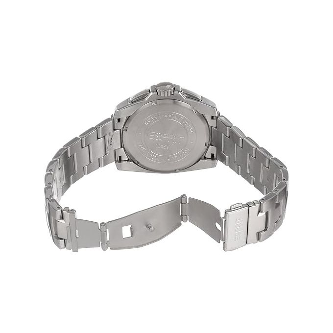 Slide  #2 Esprit Montre pour homme - Argent - Acier inoxydable - Garantie 1An