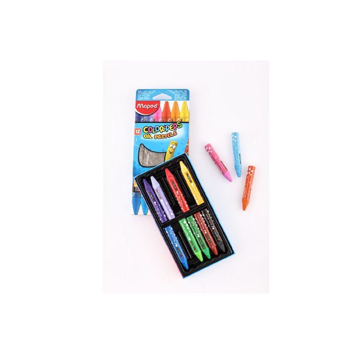 CRAYONS COULEURS COLOR'PEPS DUO DE 12 COULEURS MAPED REF: 829600